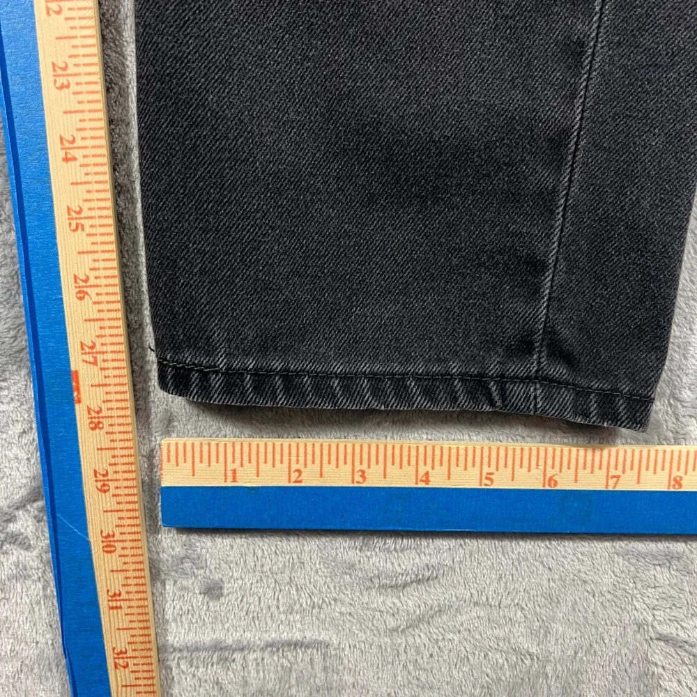 LEVI'S 550 Relaxed Fit Jeans Mens 32x30 Washed Black Bleach Stain Tapered 2016